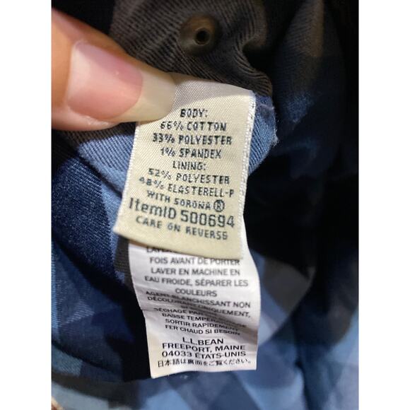 L.L. Bean Lined Insulated Jeans Women's Size 10 Outdoor Warm - Picture 8 of 10